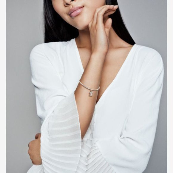 Pandora Poodle Puppy Dog Dangle Charm - Picture 2 of 4